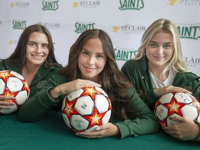 St. Clair women’s soccer program adds trio of recruits from L’Essor high school